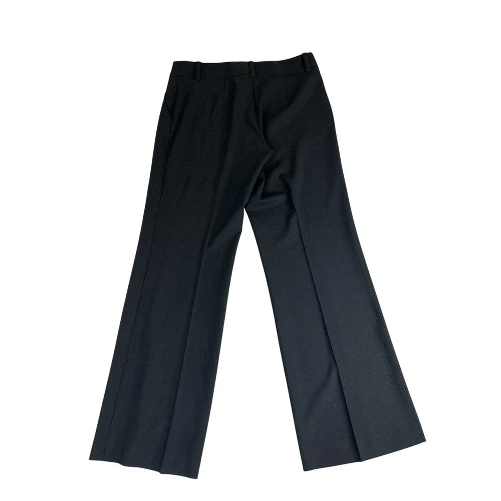 Trina Turk Black Triacetate Tailored Dress Pants Trousers Size 4 Made‎ in USA